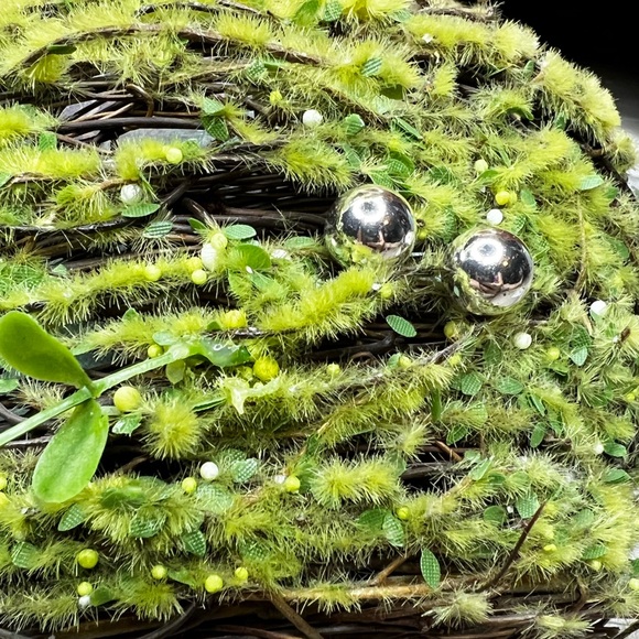 Vintage silver ball earrings - Picture 2 of 8